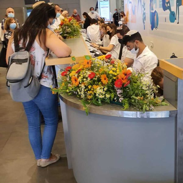 עמדות רישום המרכז הבינלאומי לכנסים